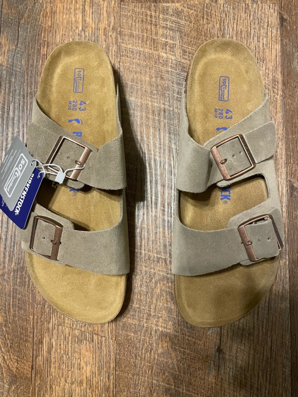 Men’s Taupe Birkenstocks